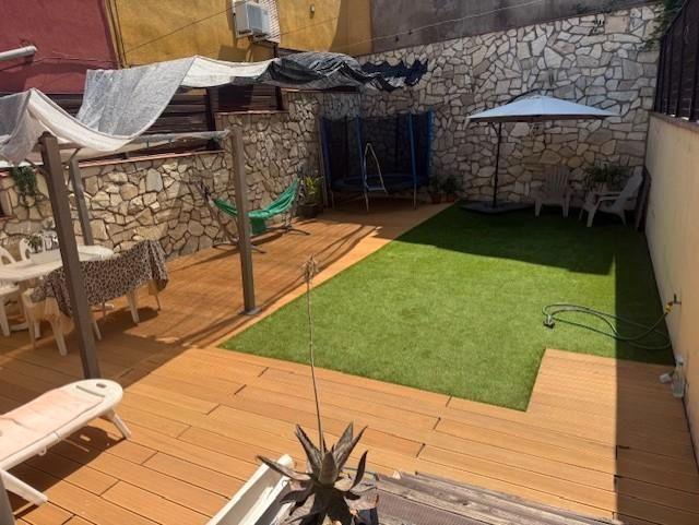 Terrace of Single-family semi-detached for sale in  Barcelona Capital  with Air Conditioner, Heating and Private garden