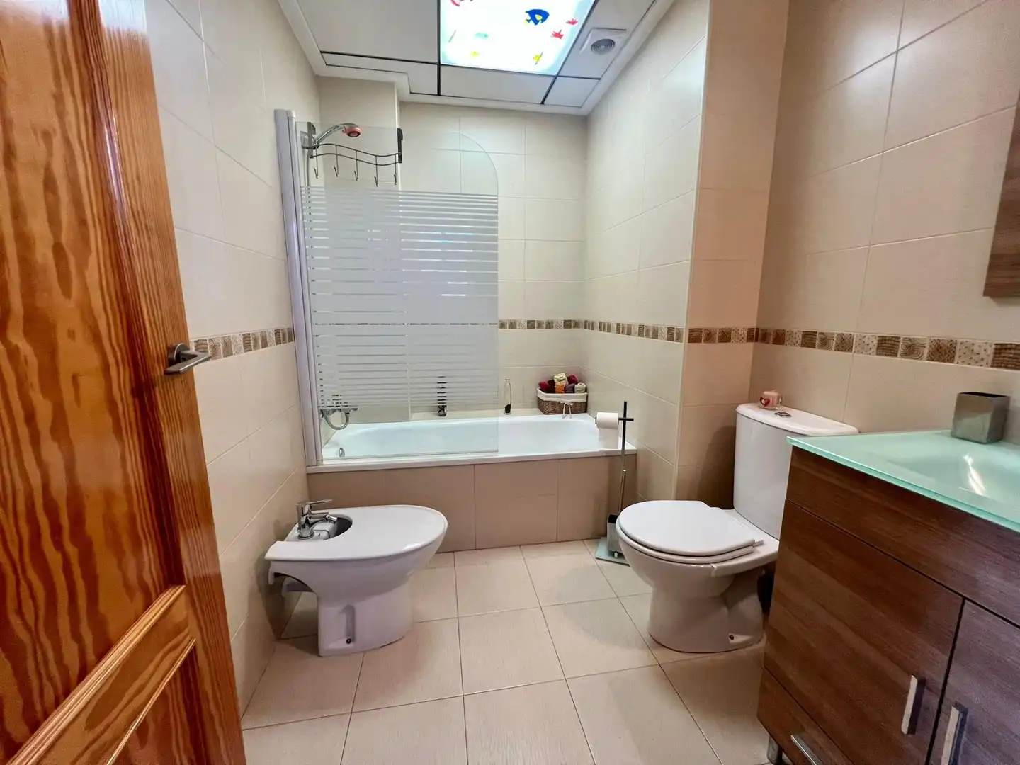Baño de Ático de alquiler en Elche / Elx con Aire acondicionado, Calefacción y Terraza
