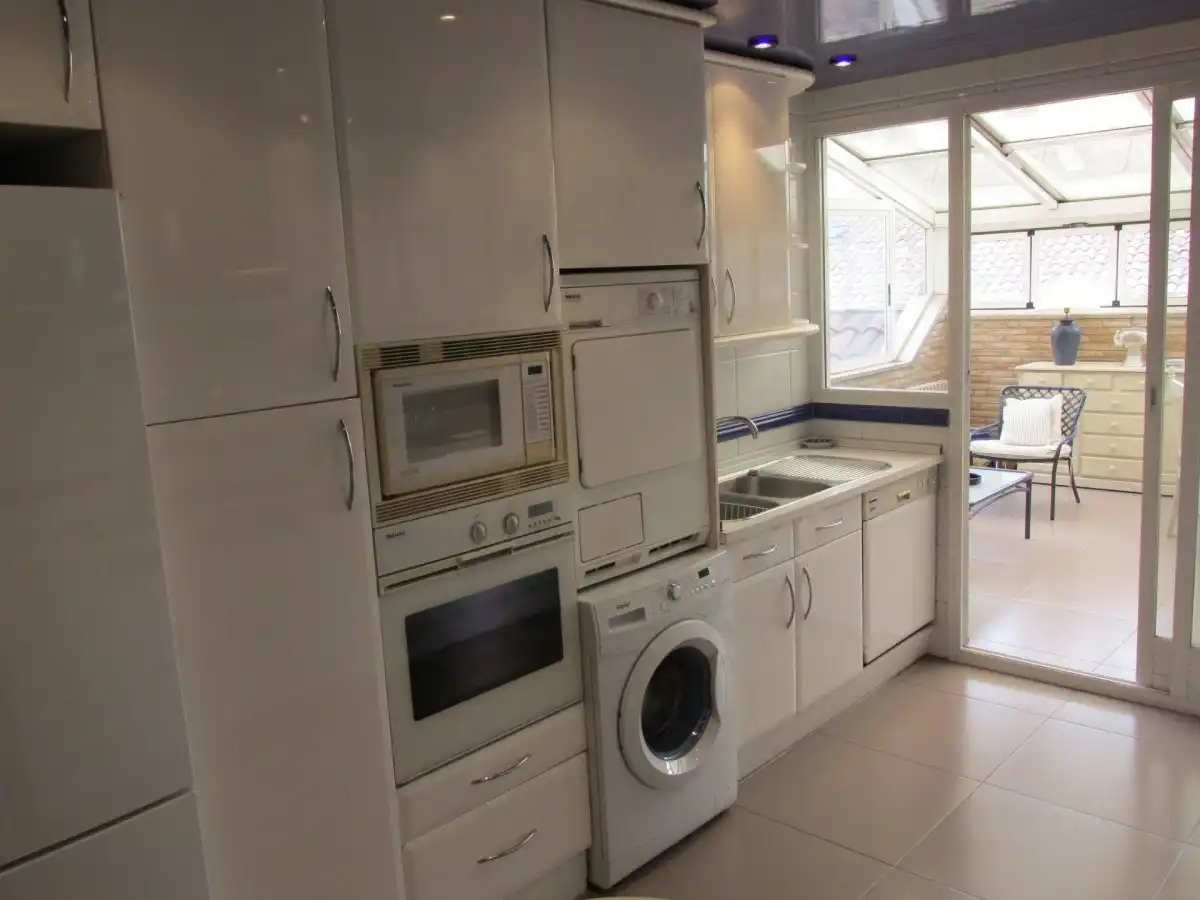 Kitchen of Attic for sale in  Logroño  with Air Conditioner, Heating and Terrace