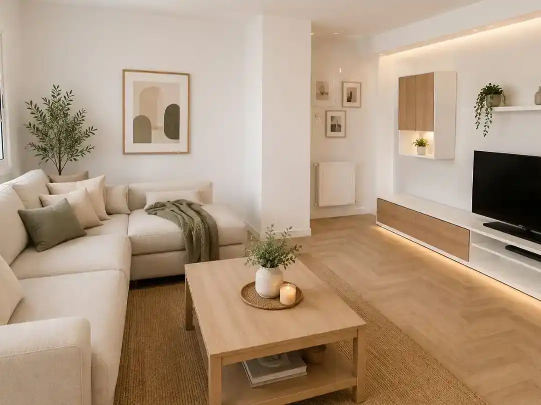 Sala d'estar de Pis en venda en Arucas amb Jardí privat i Moblat