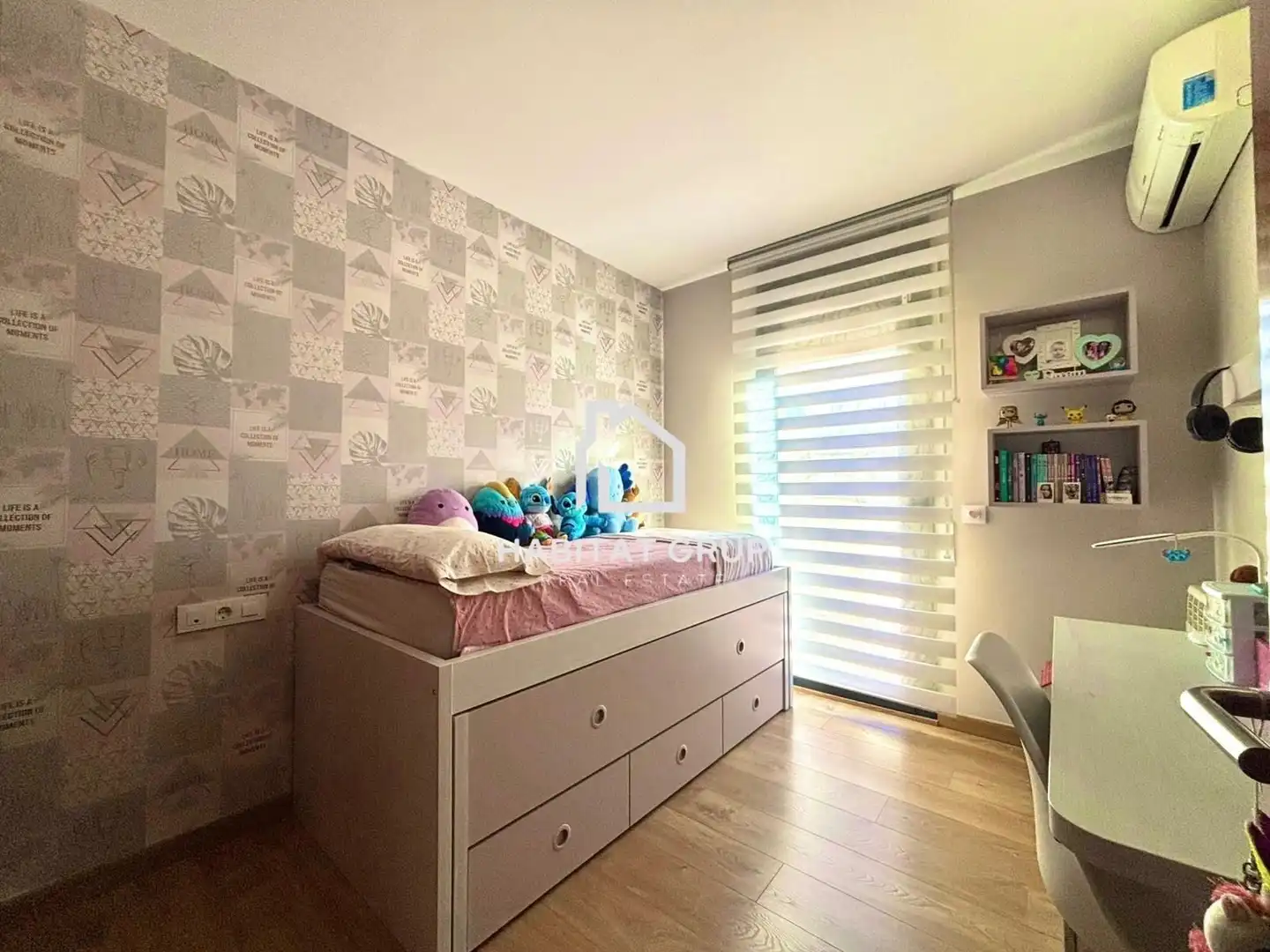 Bedroom of Flat for sale in Riudellots de la Selva  with Air Conditioner, Heating and Private garden