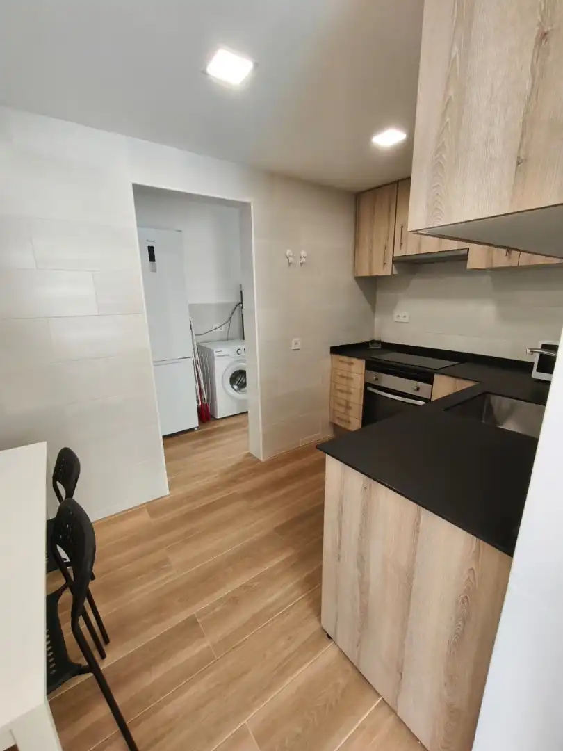Kitchen of Attic for rent in Terrassa  with Furnished, Oven and Washing machine