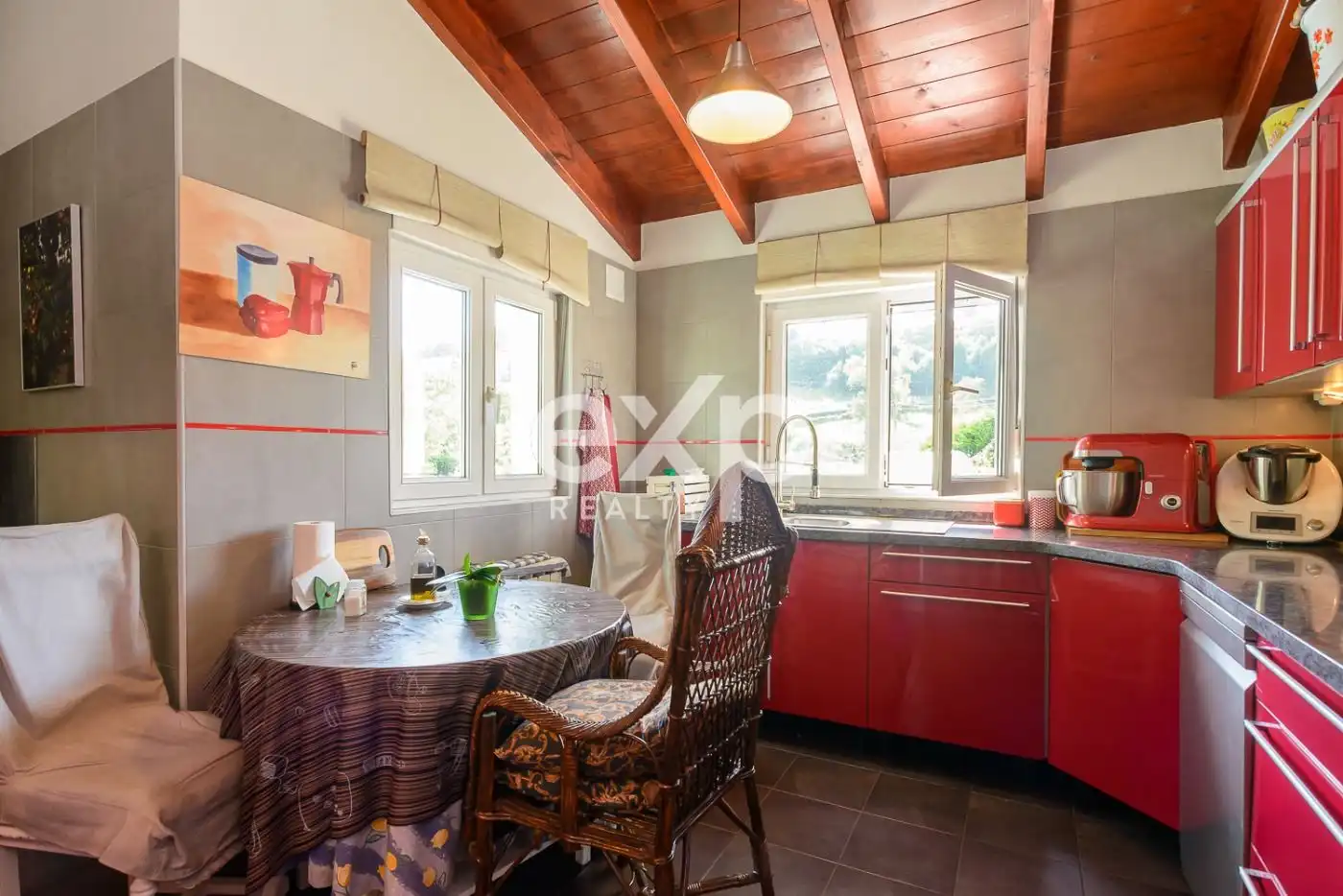 Kitchen of Houses for sale in Langreo  with Heating, Private garden and Swimming Pool