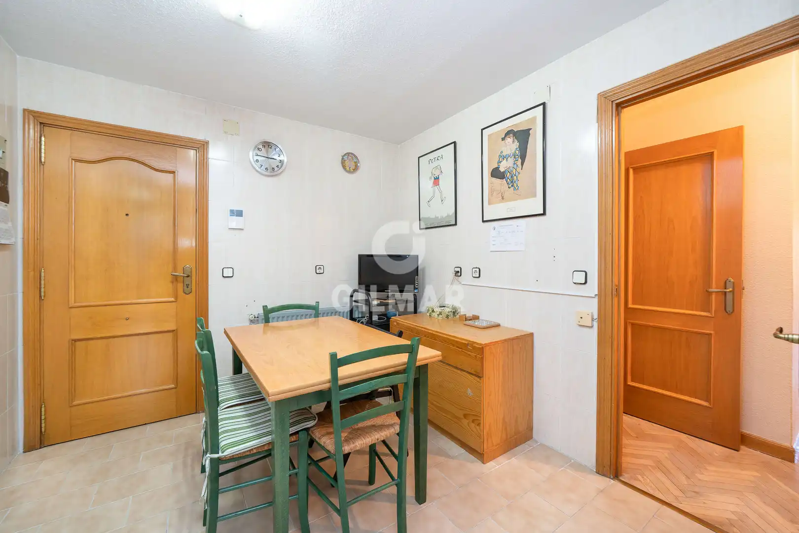 Bedroom of Flat for sale in Madrid  with Heating, Private garden and Storage room