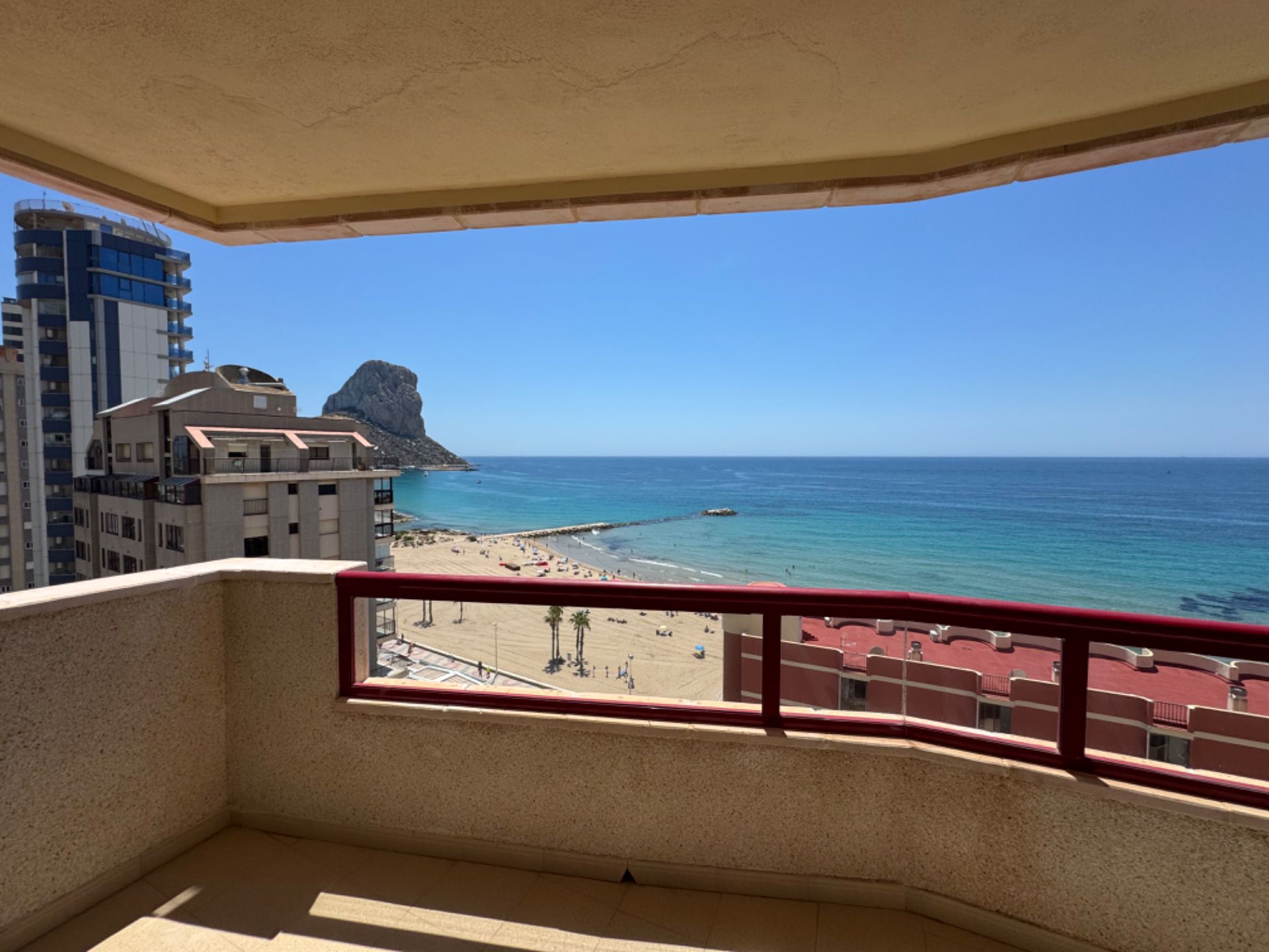 Bedroom of Flat to rent in Calpe / Calp  with Air Conditioner, Terrace and Furnished