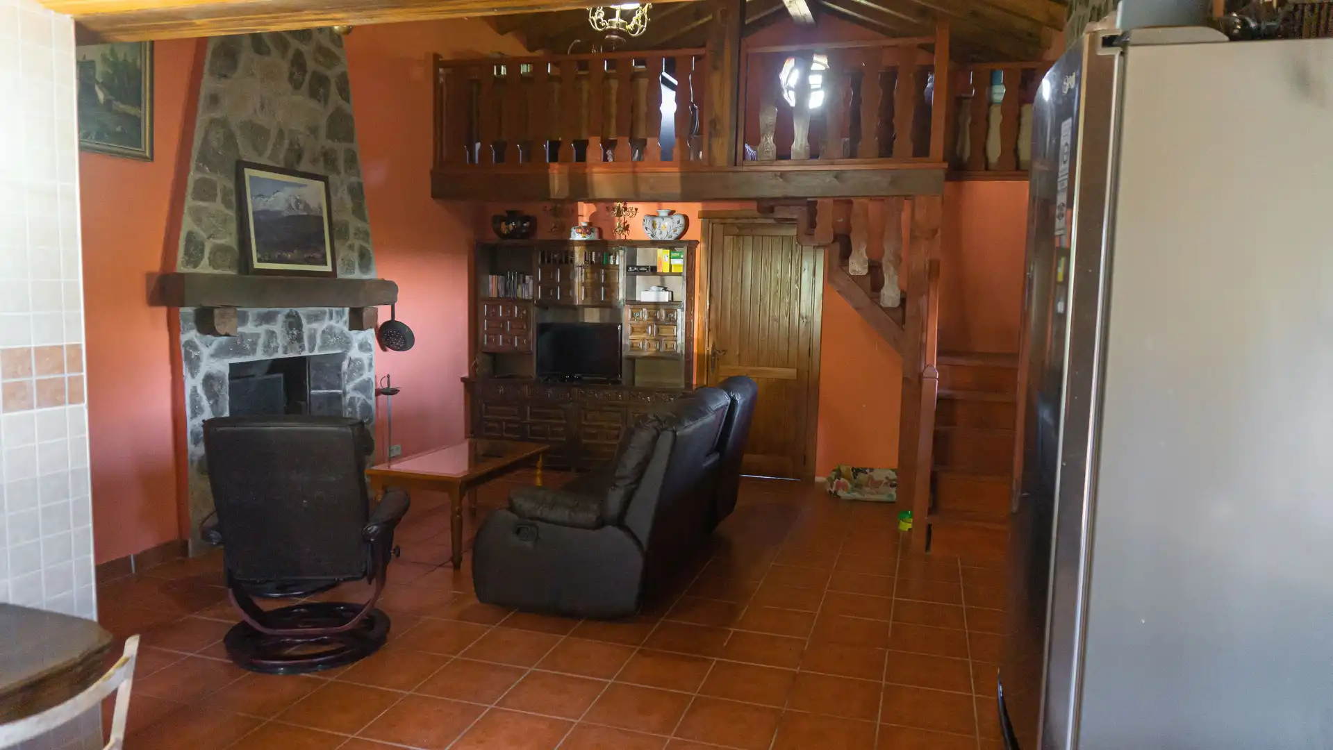 Sala d'estar de Casa o xalet en venda en El Hornillo 