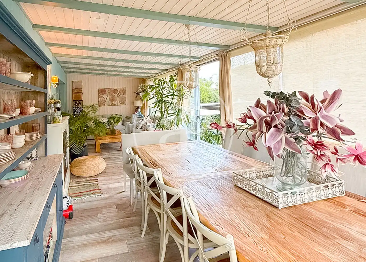 Terrace of Detached homes for sale in Boadilla del Monte  with Air Conditioner, Heating and Private garden