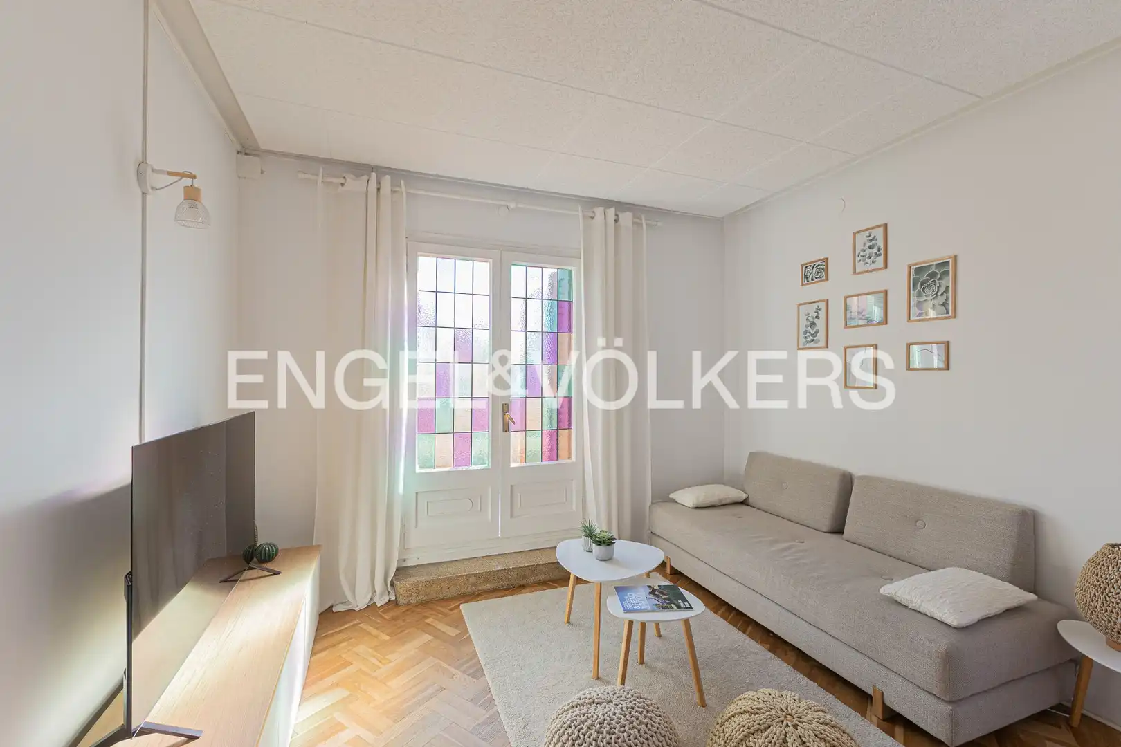Sala de estar de Ático en venta en Barcelona con Calefacción y Parquet