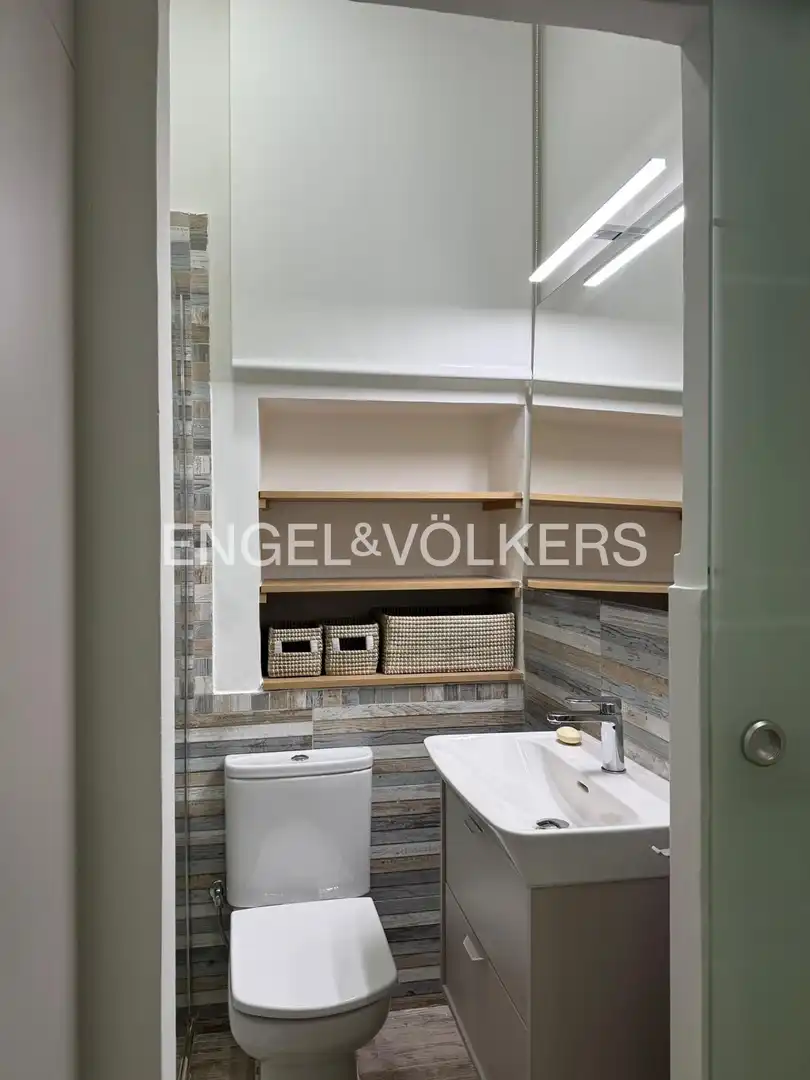 Baño de Apartamento de alquiler en Madrid con Calefacción