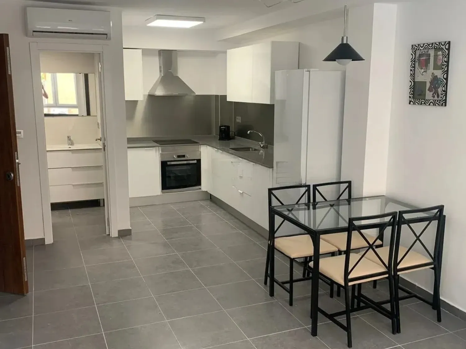 Kitchen of Flat to rent in Alicante / Alacant  with Air Conditioner, Heating and Furnished