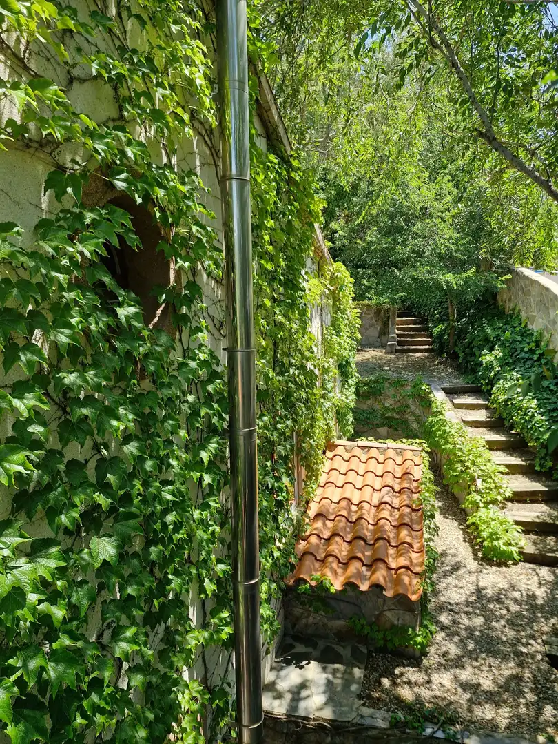 Garden of Houses for sale in Almoster  with Air Conditioner, Heating and Storage room