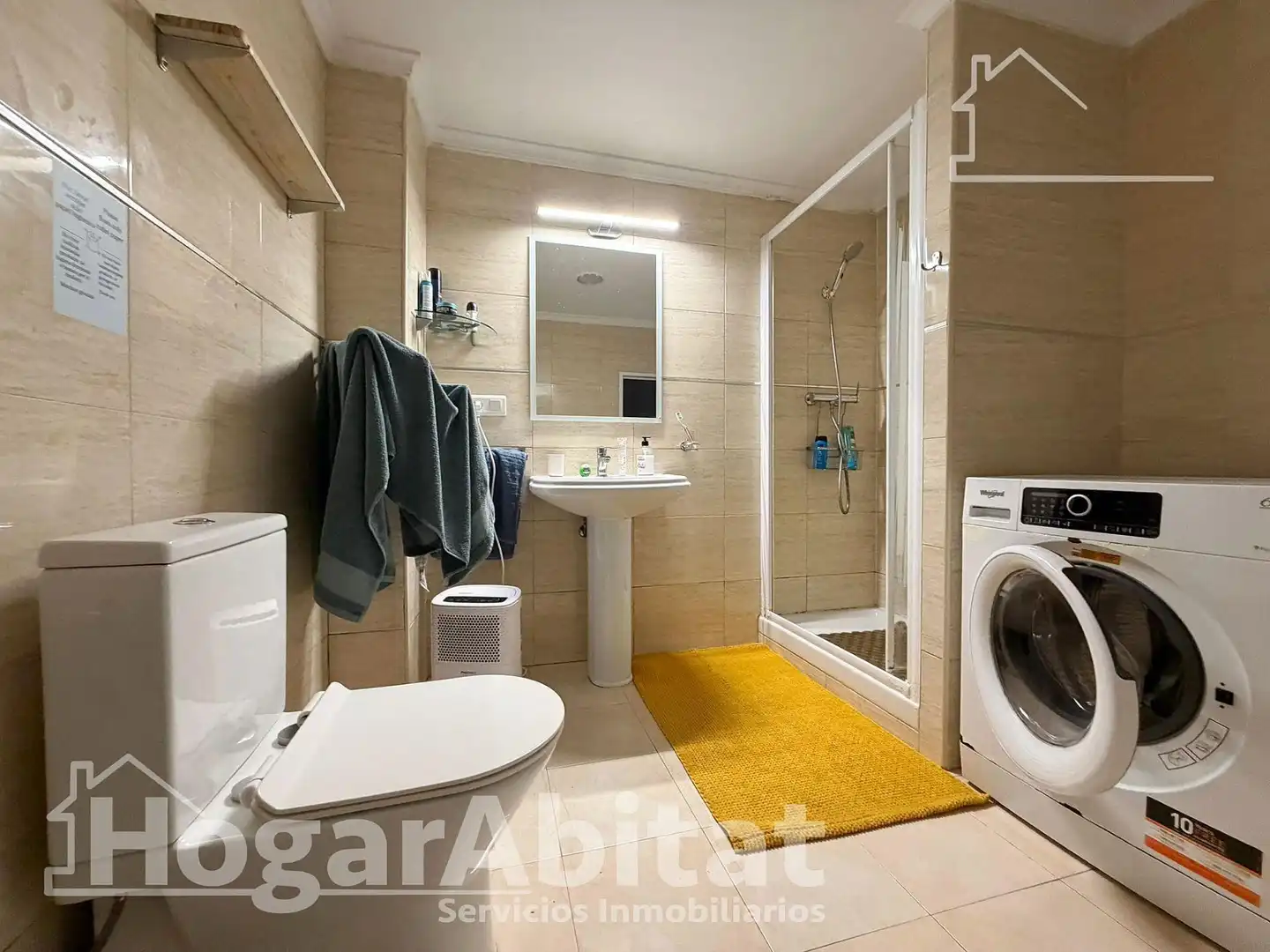 Badezimmer von Wohnung zum Verkauf in Sagunto / Sagunt mit Klimaanlage und Terrasse