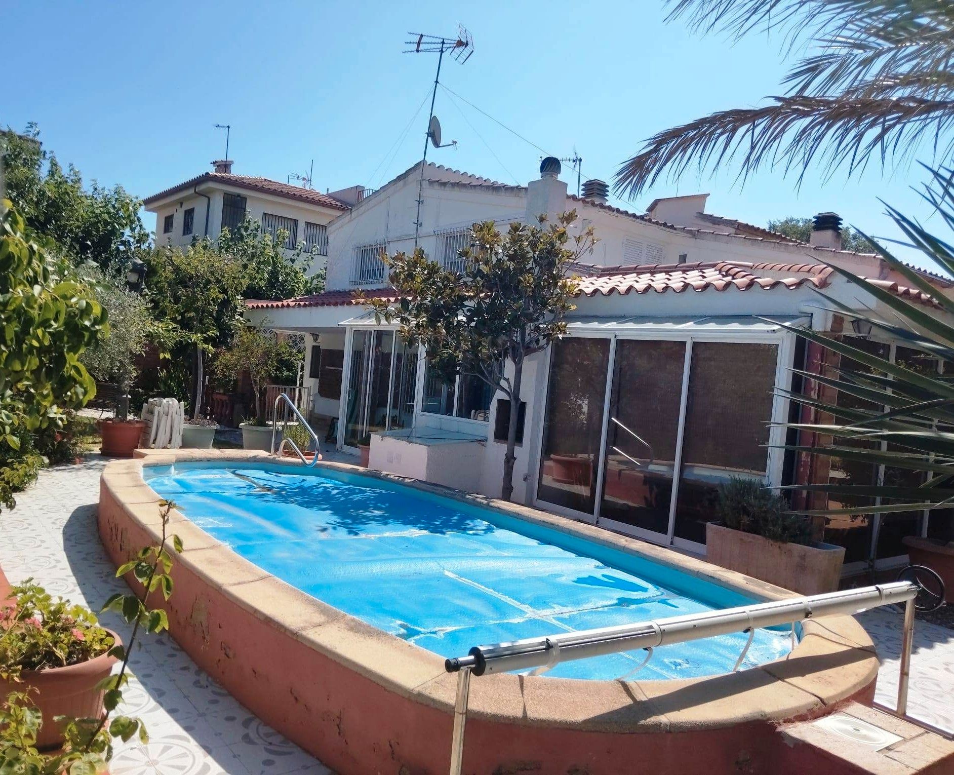 Piscina de Casa o xalet en venda en Cambrils amb Aire condicionat, Jardí privat i Terrassa