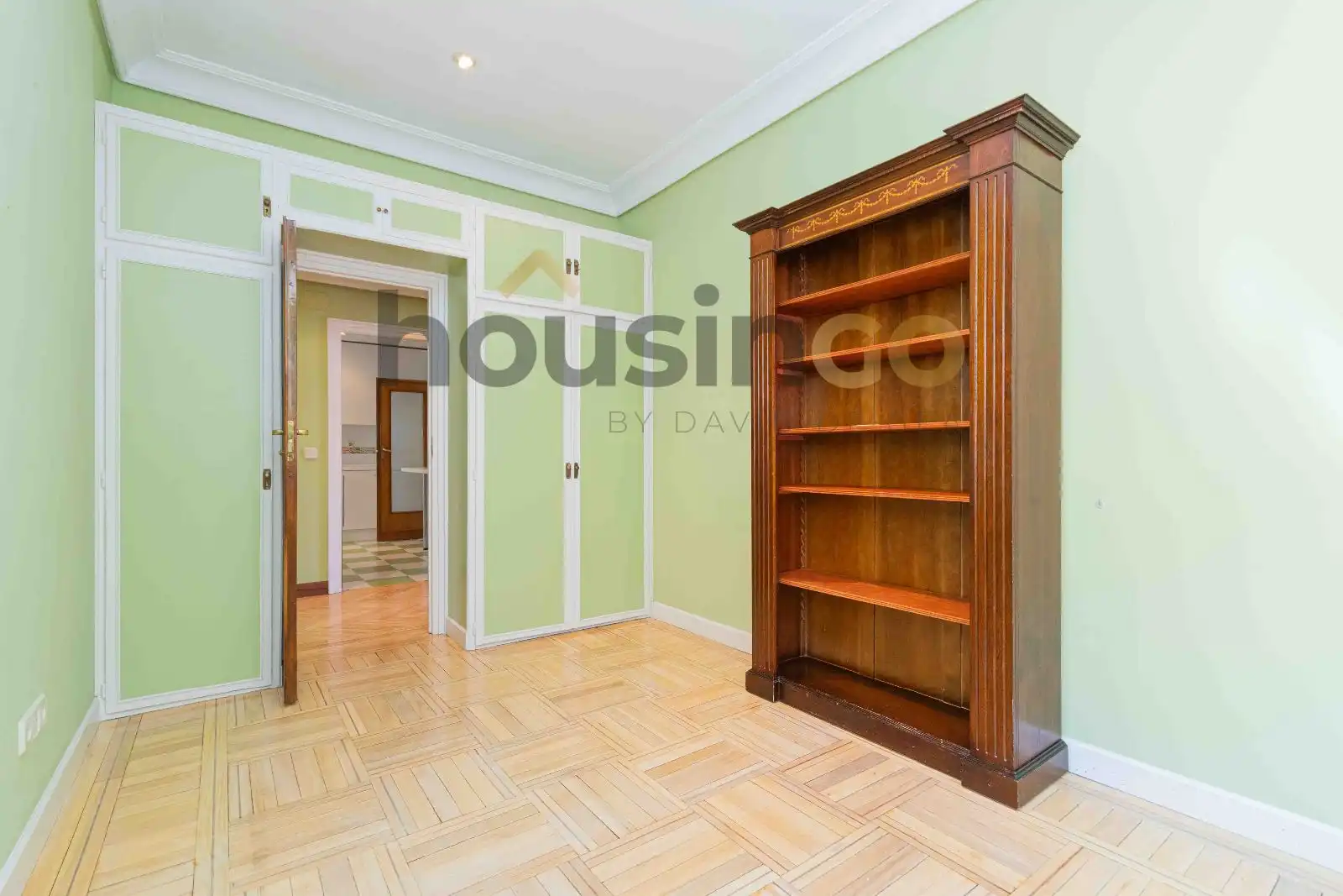 Schlafzimmer von Wohnung zur Miete in Madrid mit Heizung und Terrasse