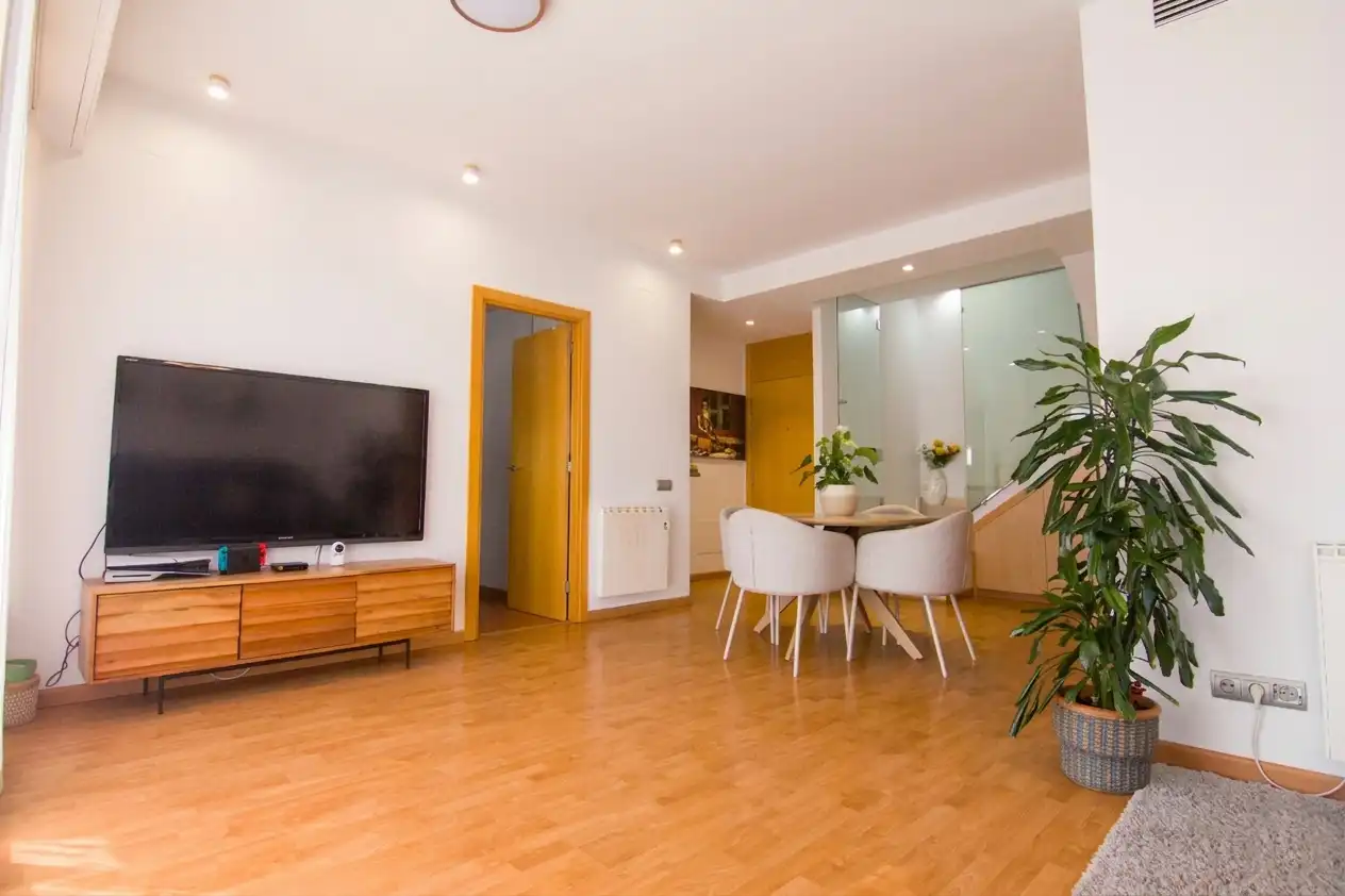Sala d'estar de Dúplex en venda en Cardedeu amb Aire condicionat, Calefacció i Parquet