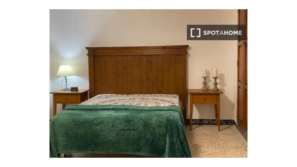 Schlafzimmer von Wohnungen zur untervermieten in Enguera mit Klimaanlage, Terrasse und Möbliert