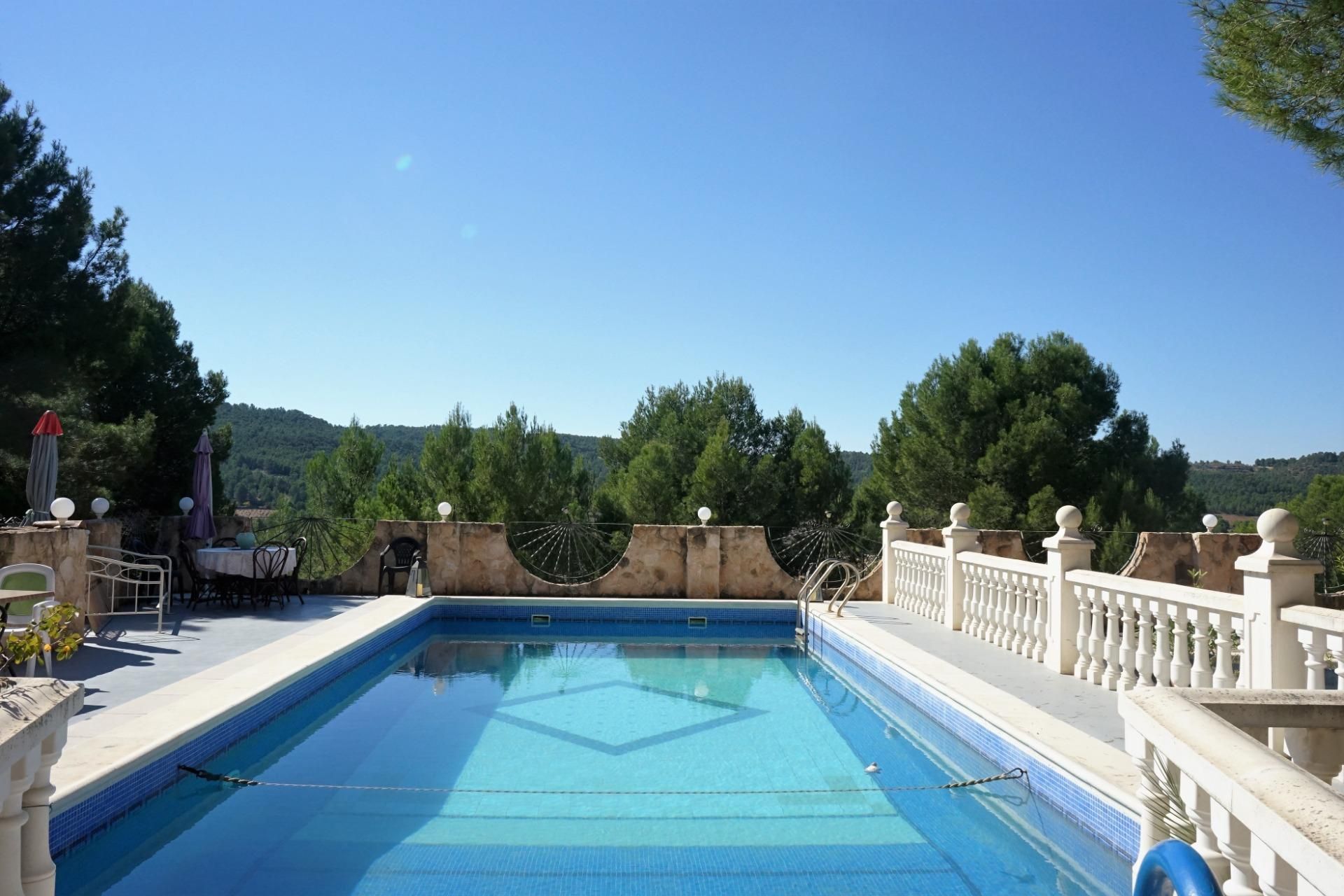 Swimming pool of Country house for sale in Requena  with Private garden, Terrace and Storage room