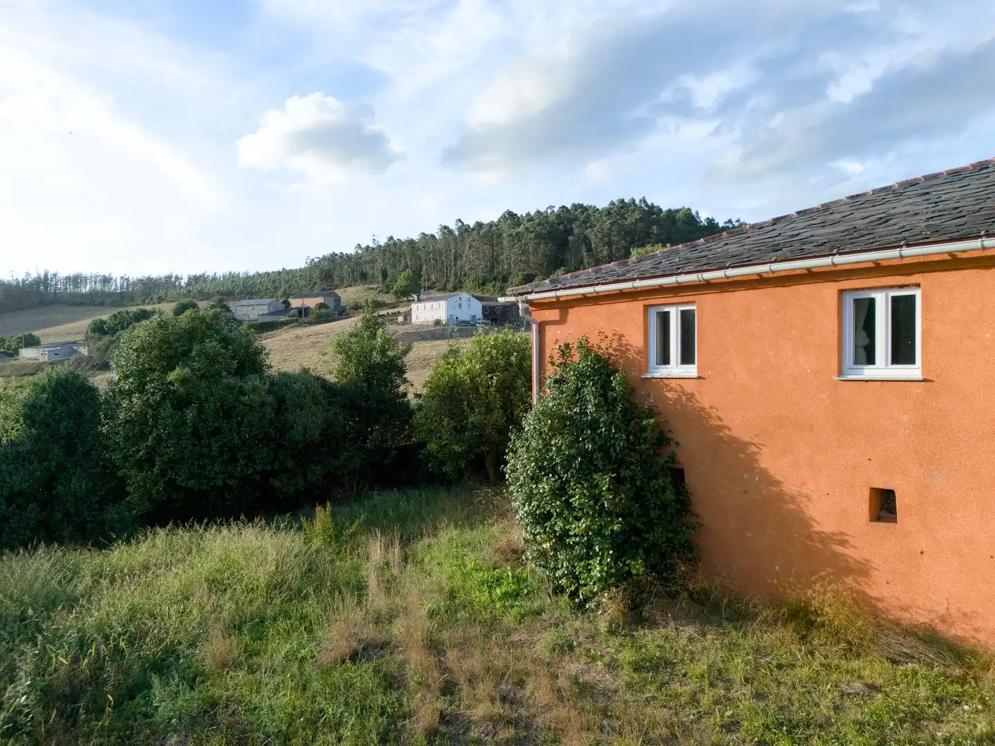 Exterior view of Houses for sale in Trabada  with Storage room