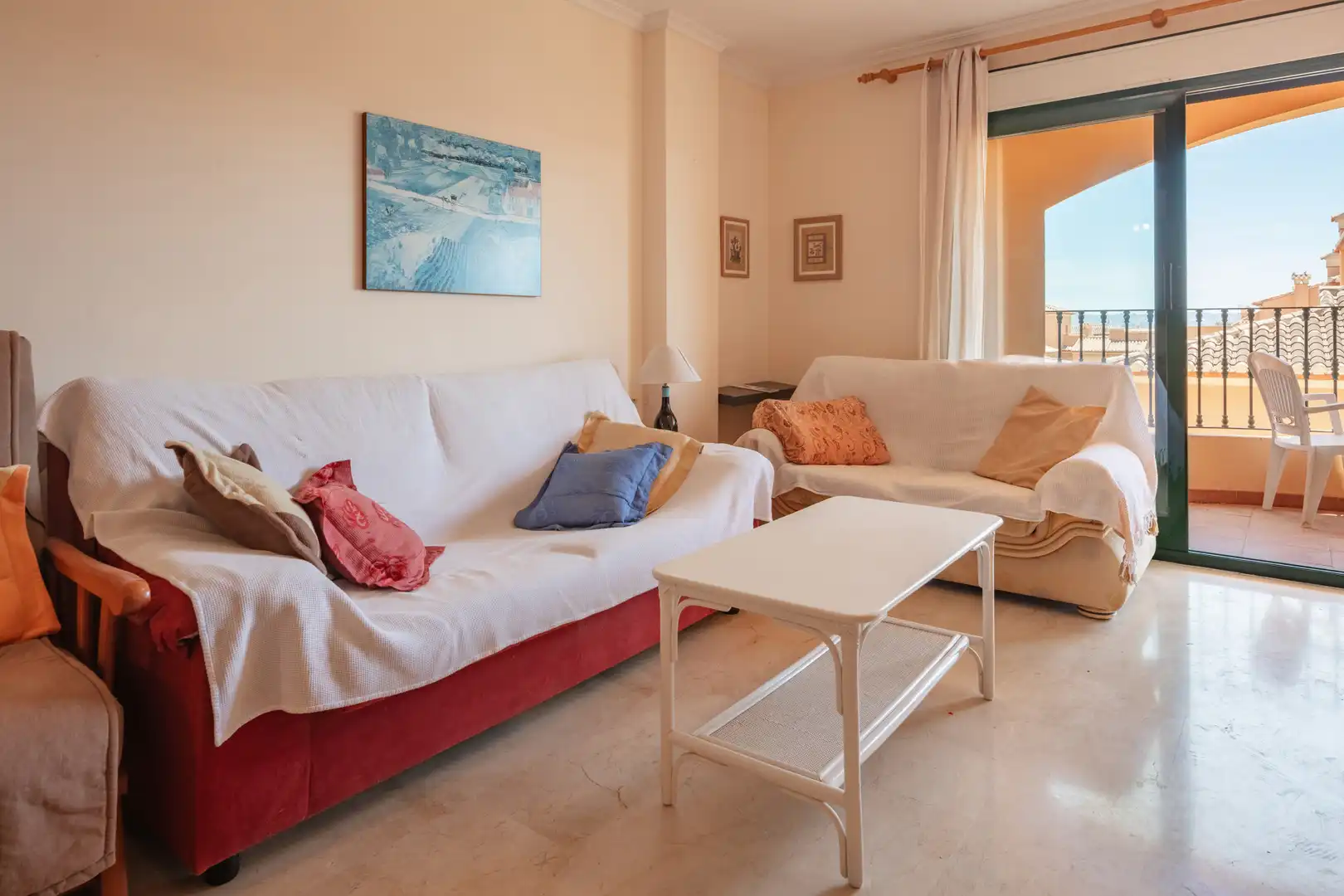 Living room of Apartments for sale in Jávea / Xàbia  with Air Conditioner, Terrace and Swimming Pool