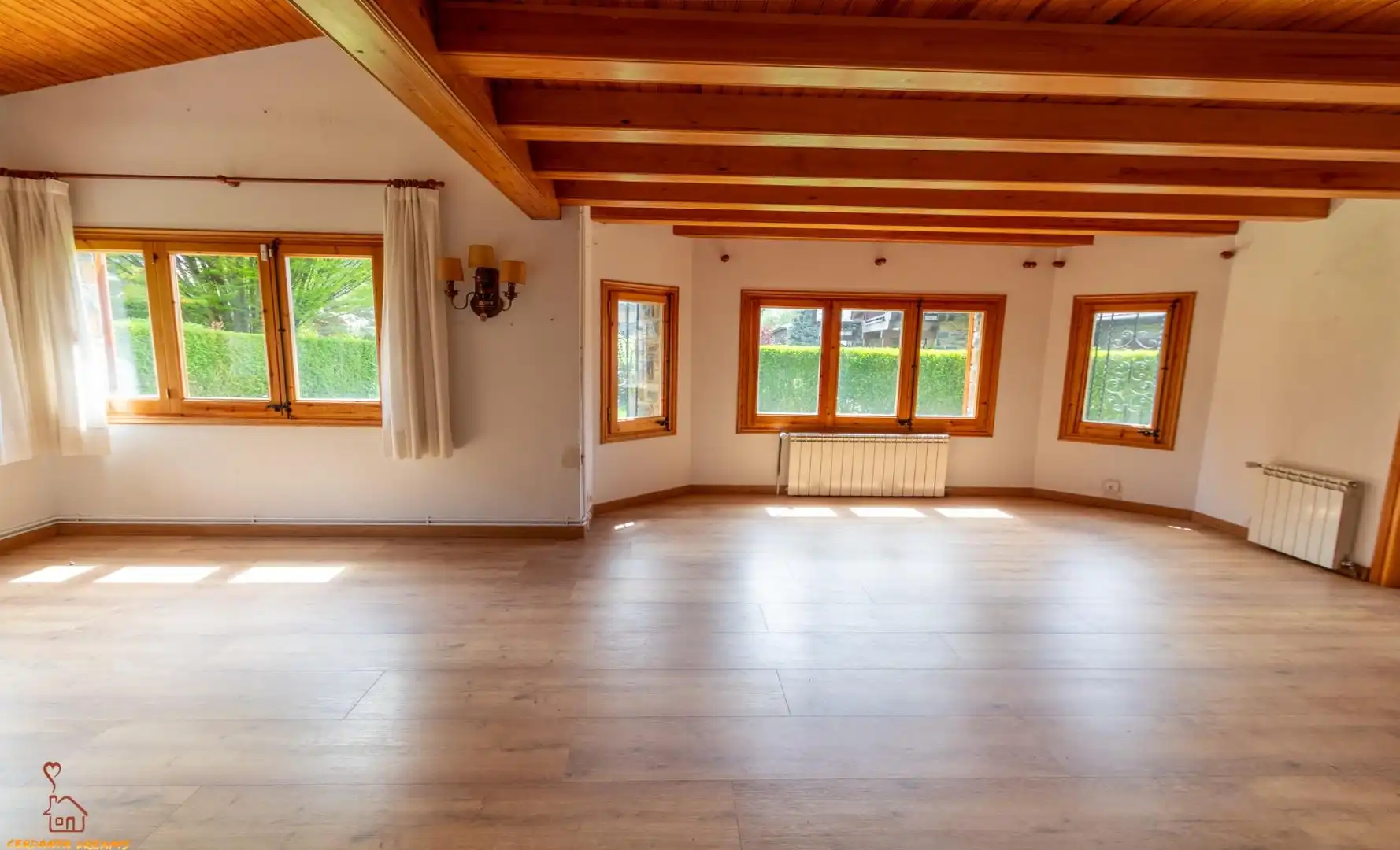 Living room of Houses for sale in Llívia  with Heating, Private garden and Parquet flooring
