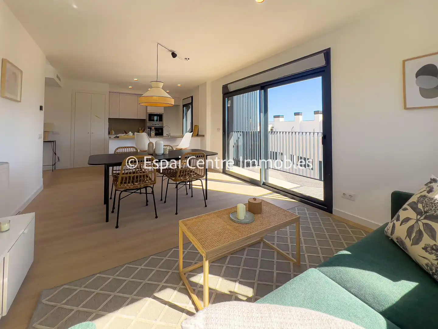 Exterior view of Flat for sale in Vallirana  with Air Conditioner, Heating and Parquet flooring