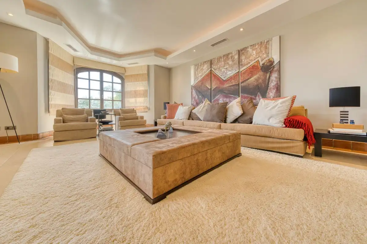 Sala de estar de Casa o chalet en venta en Sotogrande con Aire acondicionado, Jardín privado y Terraza