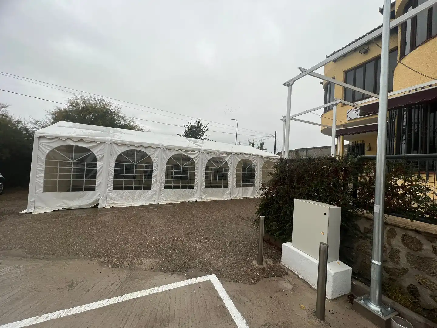 Vista exterior de Nave industrial en venta en Muñogalindo