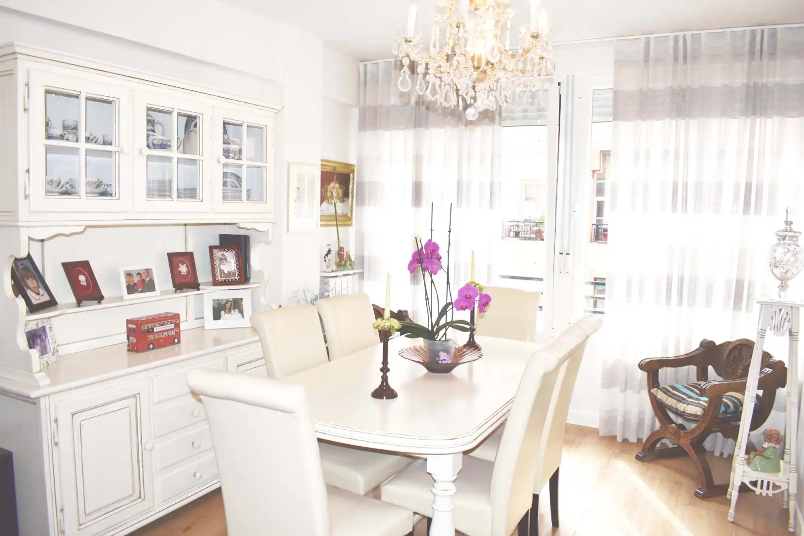 Dining room of Flat for rent in Granada  with Air Conditioner, Heating and Furnished