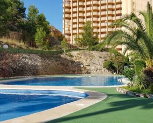 Swimming pool of Apartment for sale in Benidorm  with Air Conditioner, Private garden and Terrace