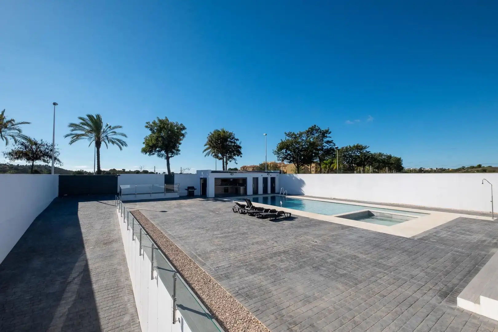 Swimming pool of Houses for sale in Ayamonte  with Air Conditioner, Private garden and Storage room