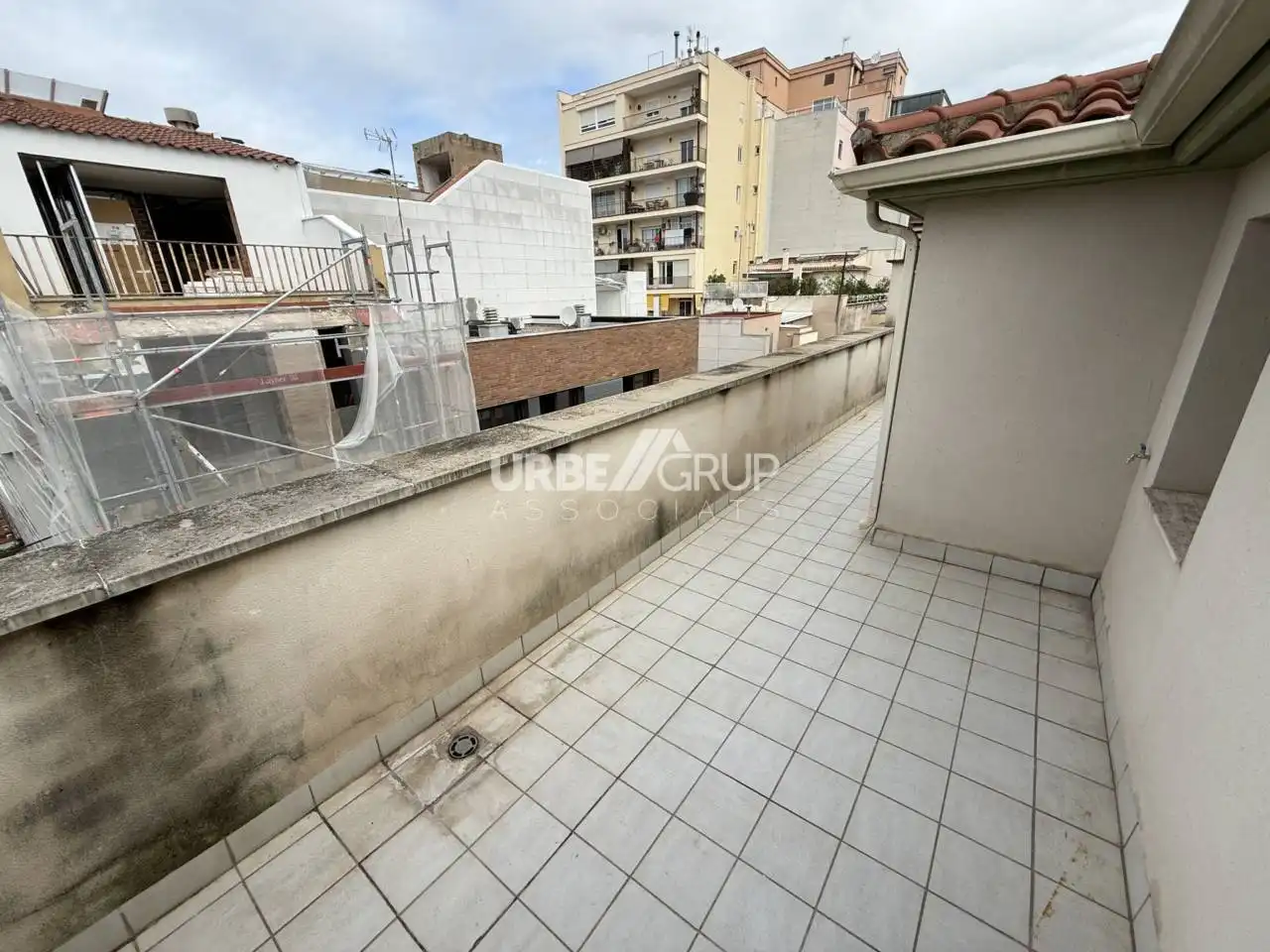 Terraza de Dúplex de alquiler en Terrassa con Aire acondicionado, Calefacción y Terraza