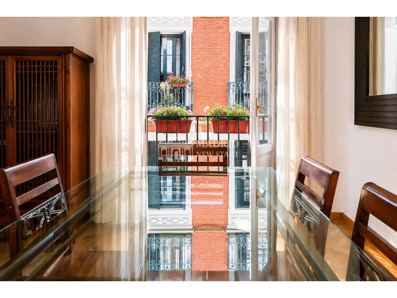Terraza de Piso de alquiler en Madrid con Aire acondicionado, Calefacción y Parquet