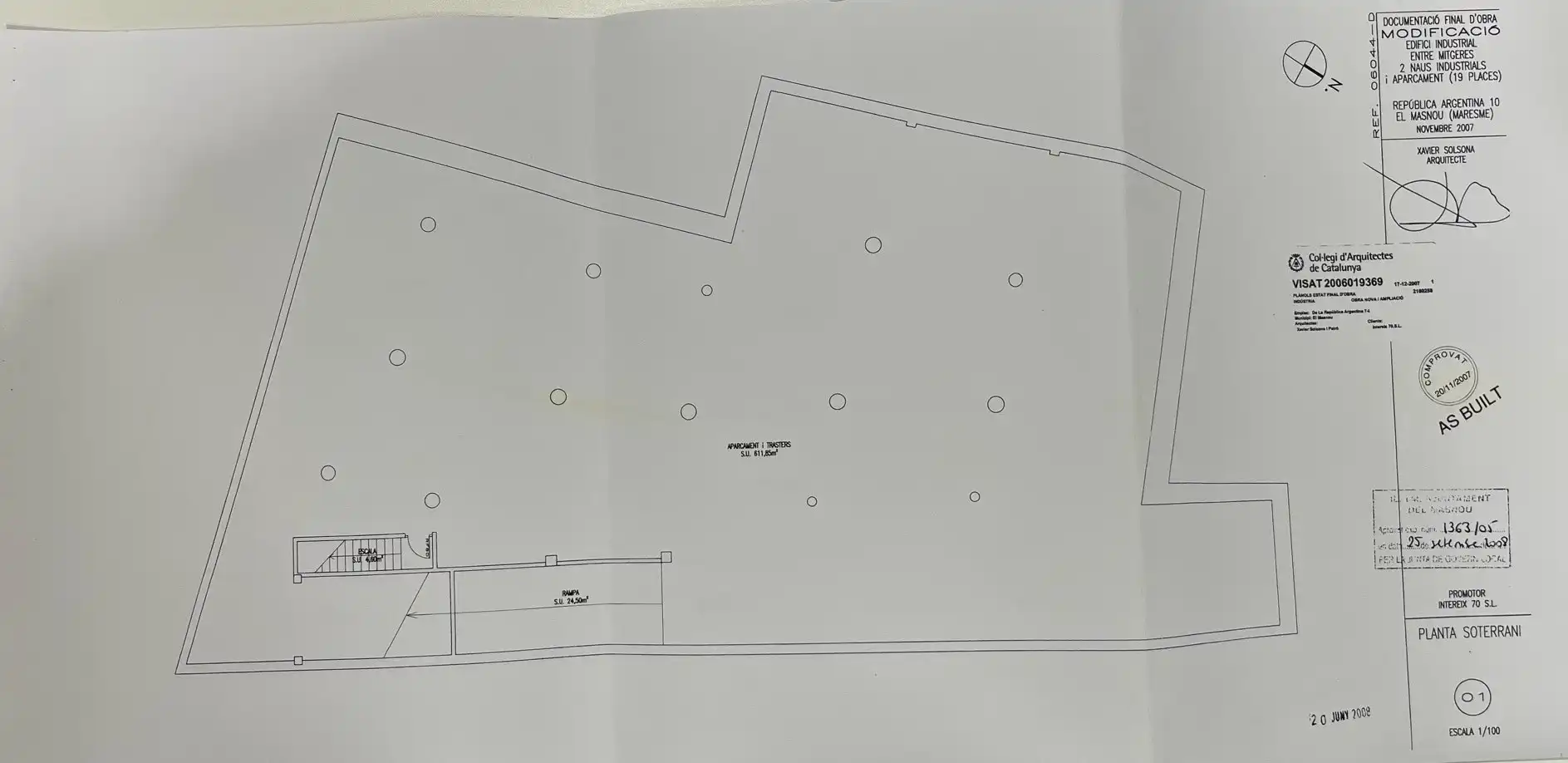Nau industrial en venda en El Masnou amb Calefacció