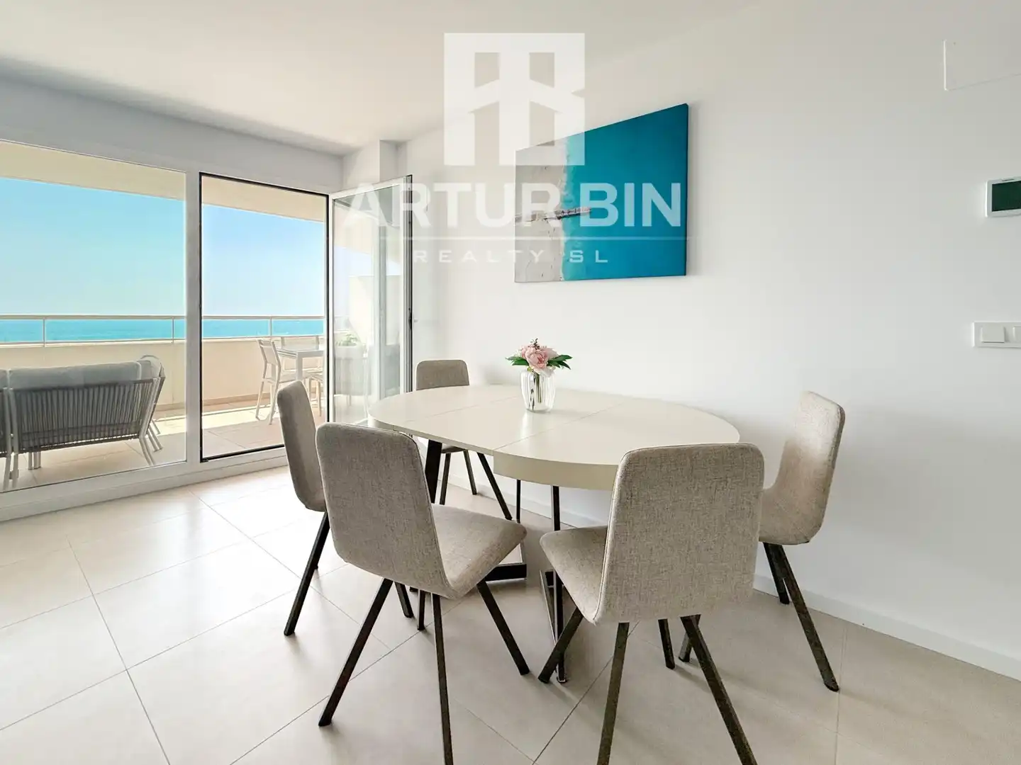 Dining room of Flat for rent in Canet d'En Berenguer  with Air Conditioner, Heating and Terrace