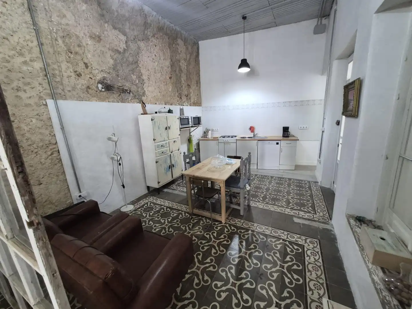 Kitchen of Flat for rent in San Fernando  with Air Conditioner and Furnished