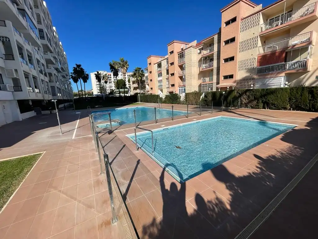 Swimming pool of Apartments for rent in Fuengirola  with Air Conditioner, Heating and Private garden