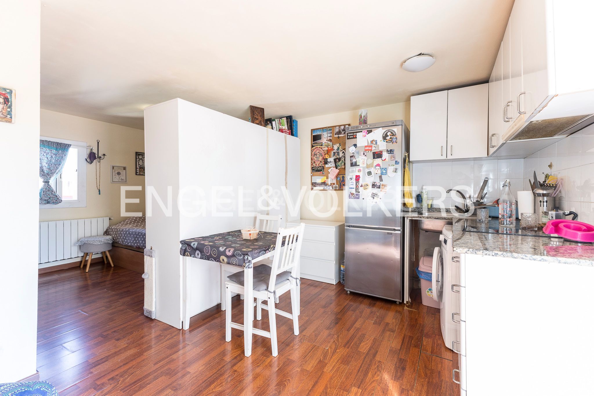 Cocina de Ático en venta en  Barcelona Capital con Calefacción, Parquet y Terraza