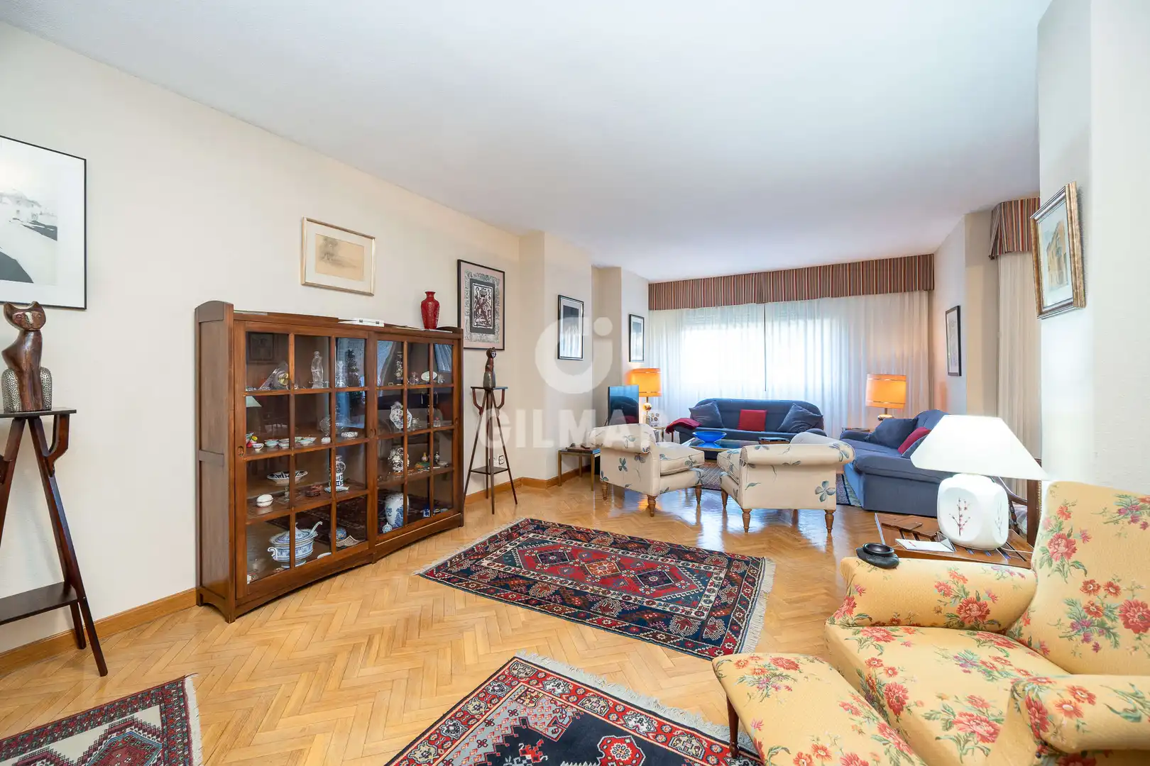 Living room of Flat for sale in Madrid  with Heating, Private garden and Storage room
