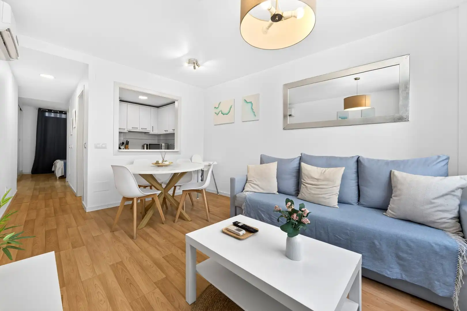 Sala d'estar de Apartament en venda en Málaga amb Aire condicionat i Moblat