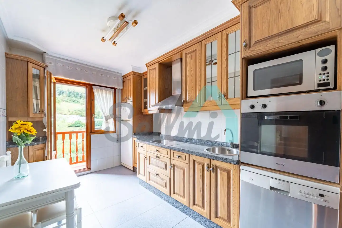 Kitchen of Flat for sale in Allande  with Heating, Terrace and Storage room
