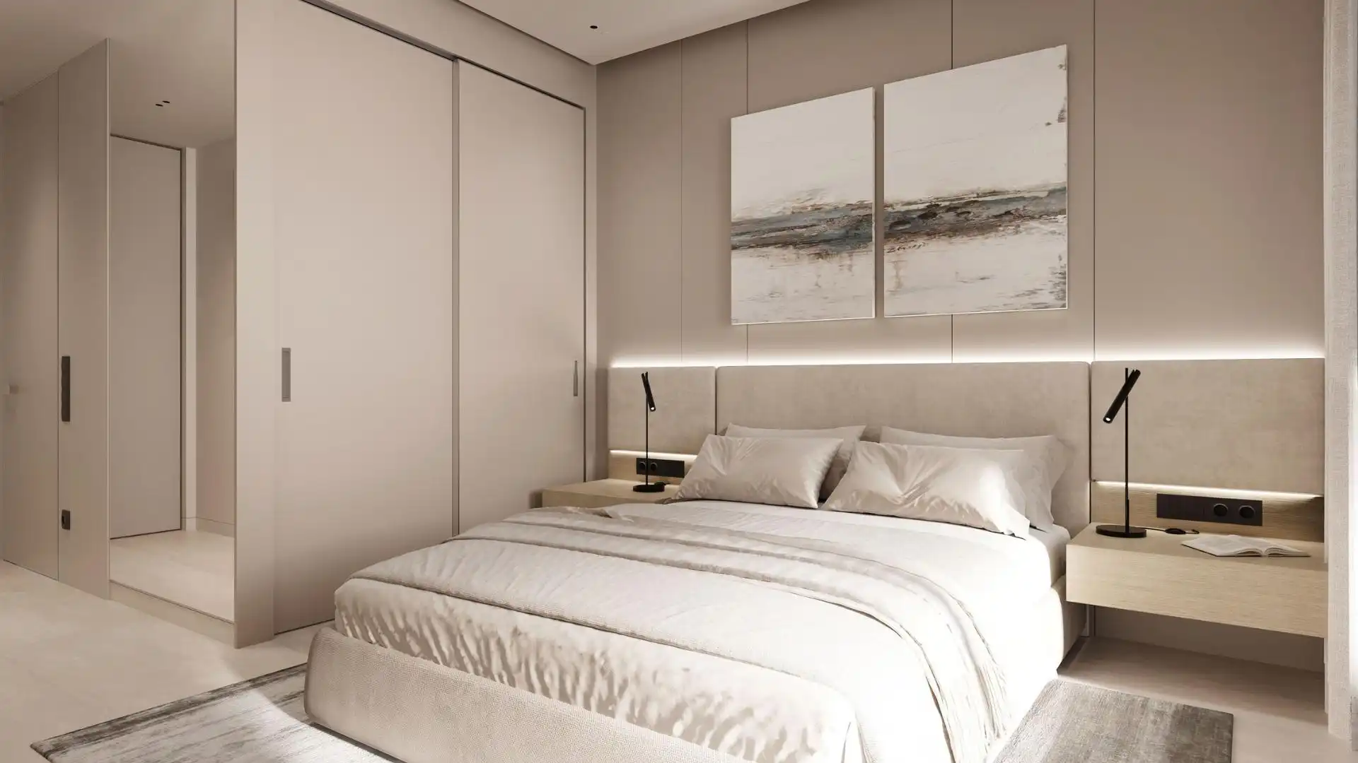 Dormitori de Apartament en venda en Estepona amb Aire condicionat, Calefacció i Terrassa