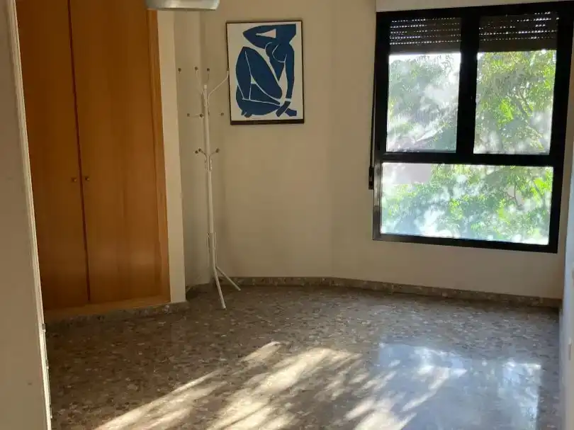 Schlafzimmer von Wohnung zur Miete in  Valencia Capital mit Klimaanlage