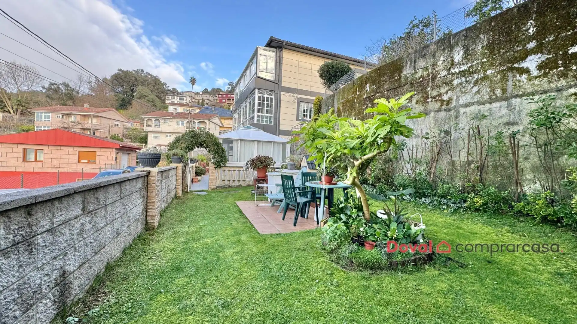 Garden of Houses for sale in Redondela  with Heating, Private garden and Jacuzzi