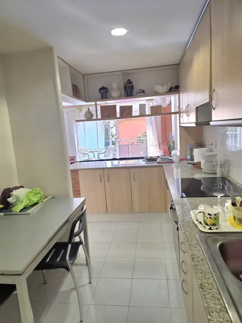 Küche von Wohnung zum Verkauf in Calella mit Klimaanlage, Heizung und Balkon
