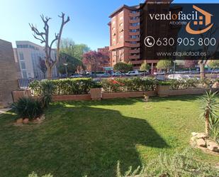 Exterior view of Flat for sale in  Albacete Capital  with Air Conditioner, Swimming Pool and Balcony