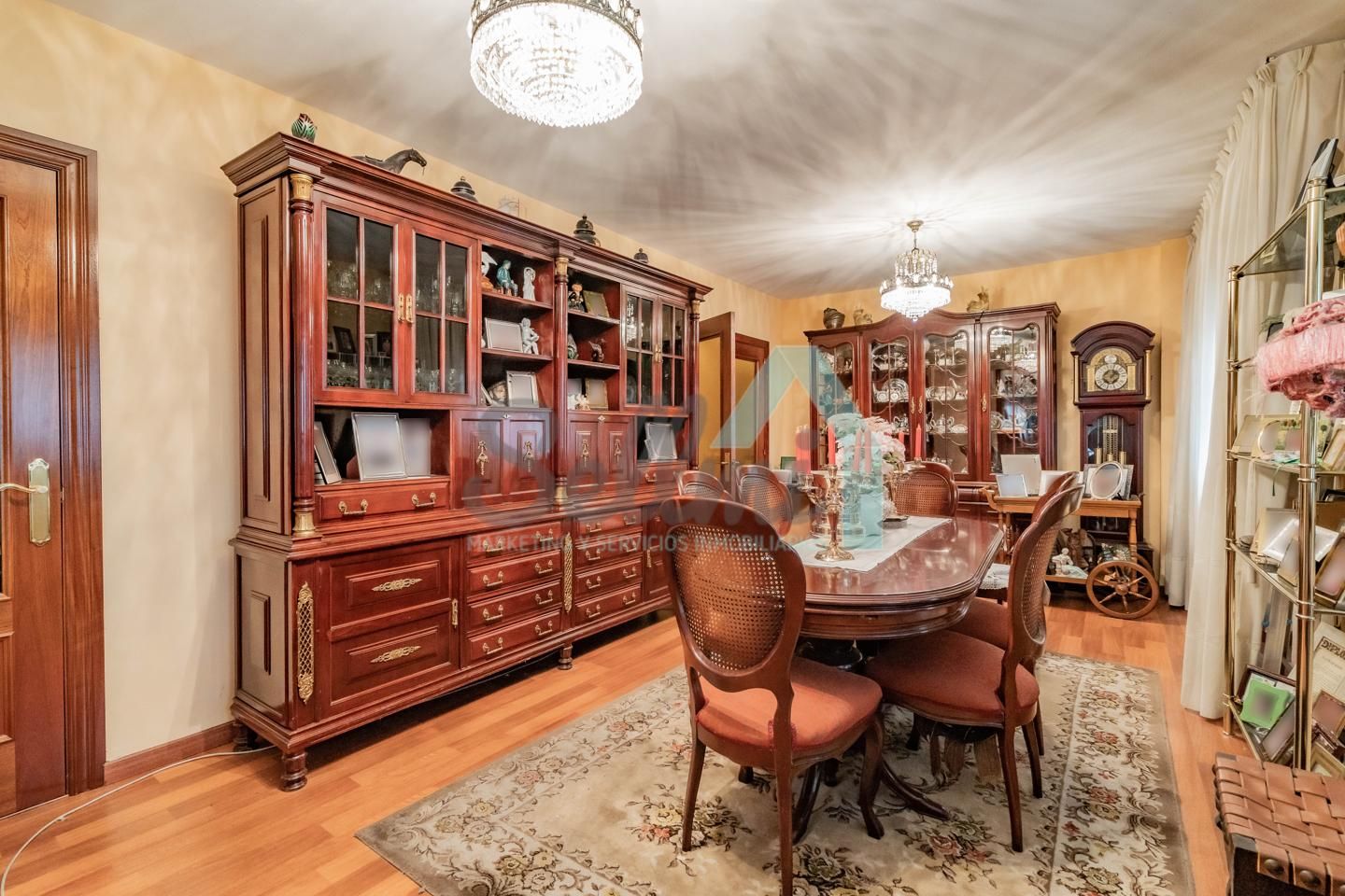 Dining room of Flat for sale in Oviedo   with Heating, Terrace and Storage room