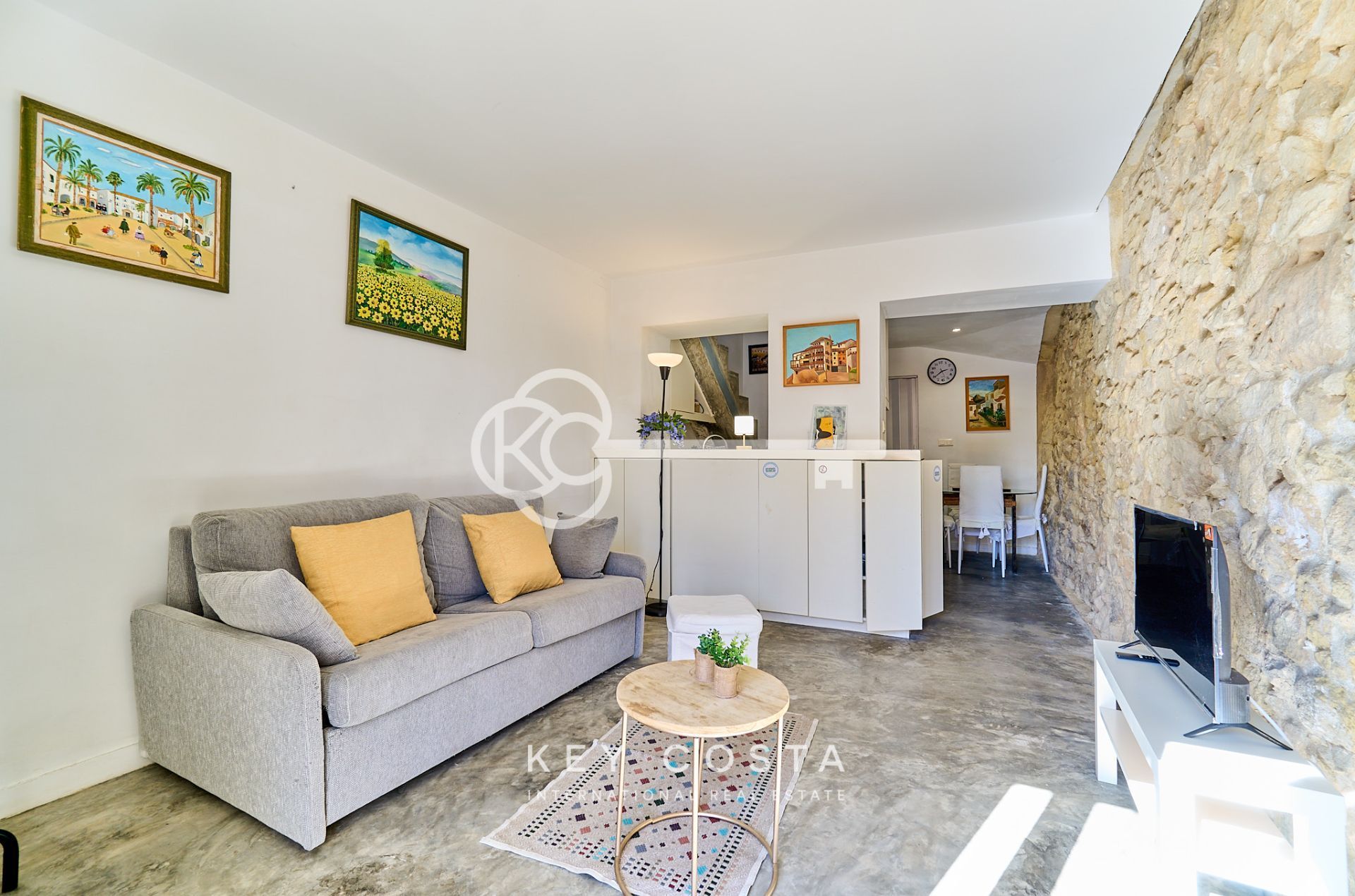 Living room of Duplex for sale in Alicante / Alacant  with Air Conditioner
