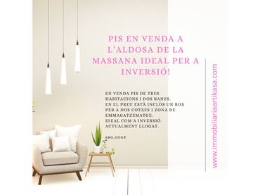 Piso con jardín en venta en BELLMONT ALDOSA 15