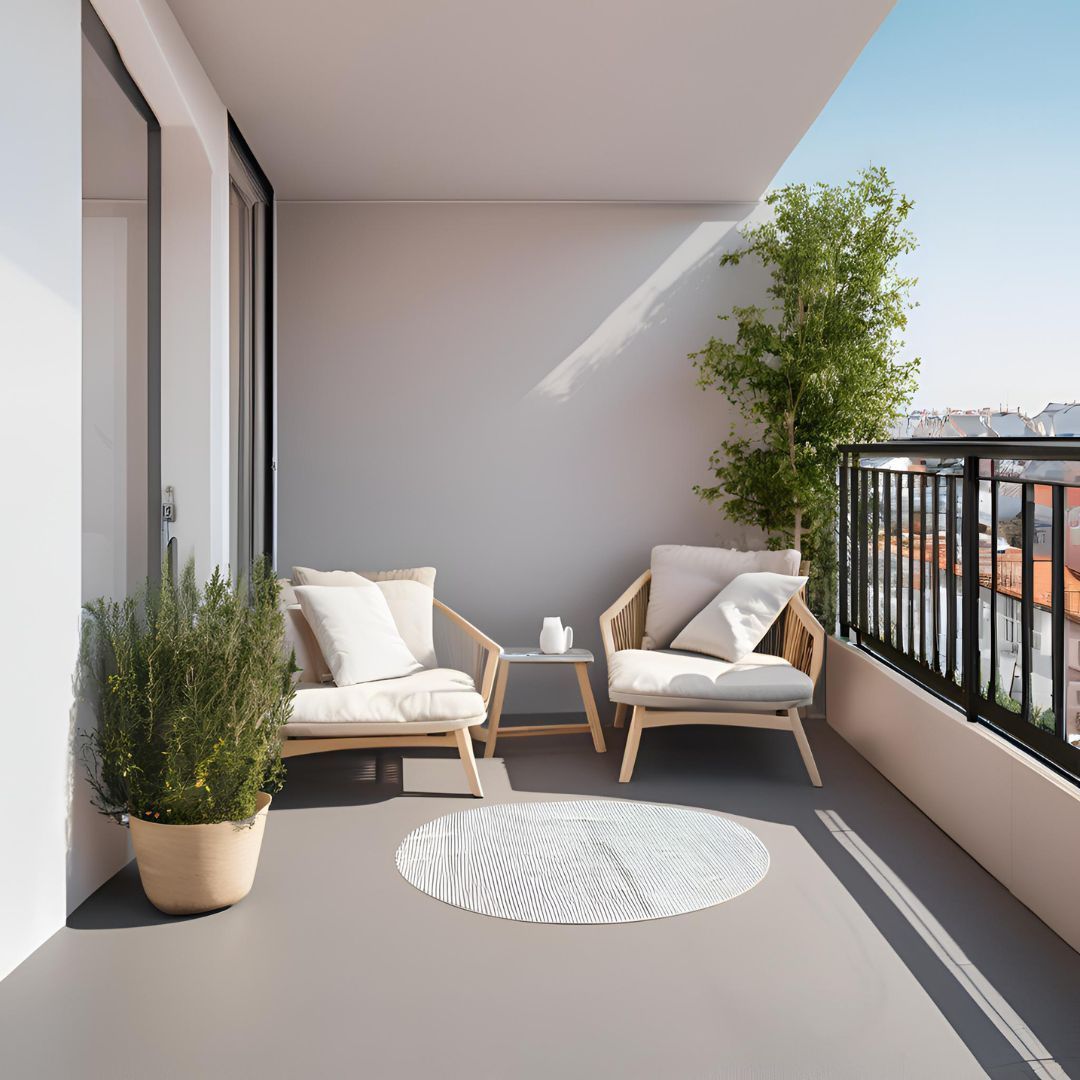 Balcony of Flat for sale in Alhama de Murcia  with Air Conditioner, Private garden and Terrace