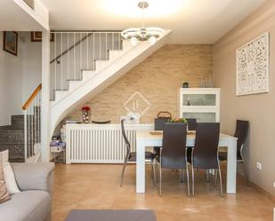 Dining room of Attic for sale in Cubelles  with Air Conditioner, Terrace and Swimming Pool